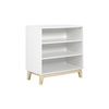 Alaterre Furniture MOD 34"H Under Window 3-Shelf Bookcase AJMD0420WH